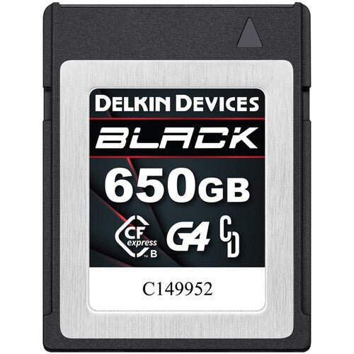 Delkin Devices 650GB BLACK CFexpress Type B Memory Card - B&C Camera