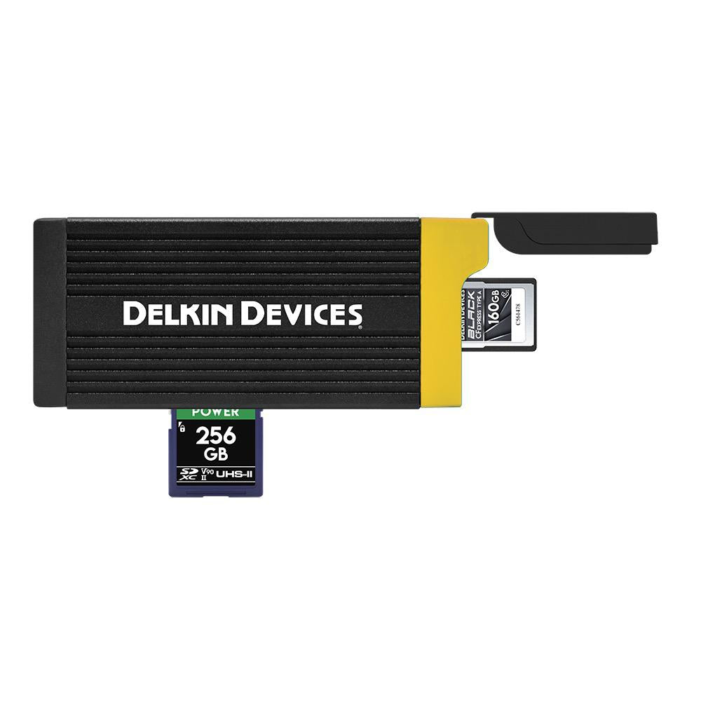 Shop Delkin Devices CFexpress™ Type A & SD Memory Card Reader - Type C to C & Typc C to A Cables by Delkin at B&C Camera