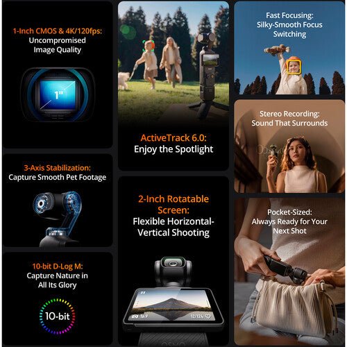 DJI Osmo Pocket 3 Creator Combo – RetinaPix Camera Store