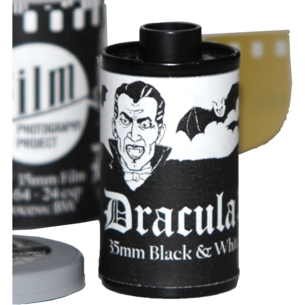Shop DRACULA BLACK & WHITE 35MM - ISO 64 (24 EXPOSURES) by Film Photography Project at B&C Camera
