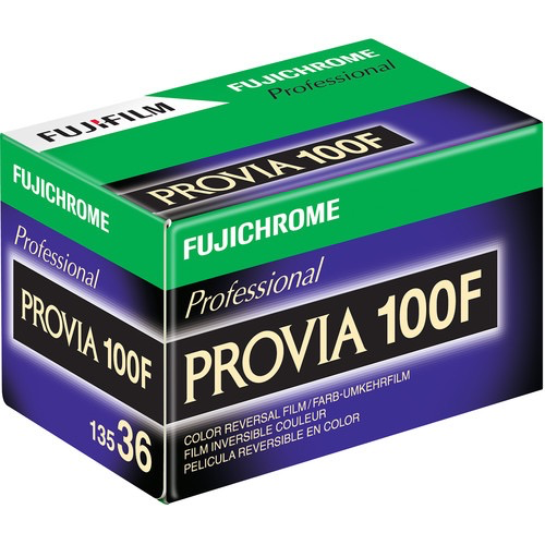 Fujifilm Fujichrome Provia 100F Professional RDP-III Color Transparency Film (35mm Roll, 36 Exposures)