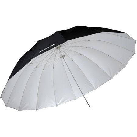 Westcott 7 Parabolic Three Umbrella Kit, Includes 1 White Diffusion, 1 Silver and 1 White/Black
