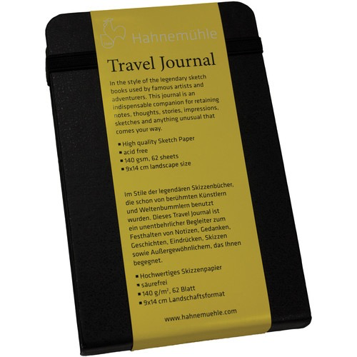 Hahnemühle Travel Journal (3.5 x 5.5" Landscape, 62 Sheets)