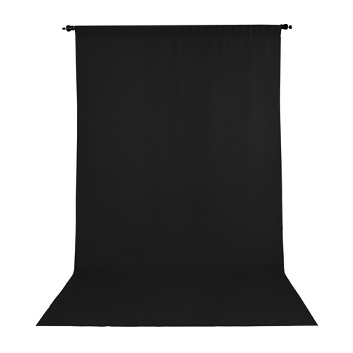 Wrinkle Resistant Backdrop 10x20 - Black
