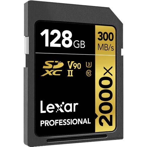 Lexar Pro 128GB 2000x SDXC UHS-II Memory Card
