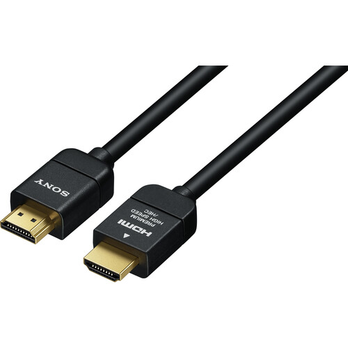 Sony DLC-HX10 Premium High-Speed HDMI Cable with Ethernet (3')