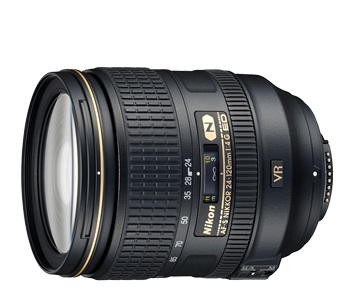 Nikon AF-S NIKKOR 24-120mm f/4G ED VR Lens