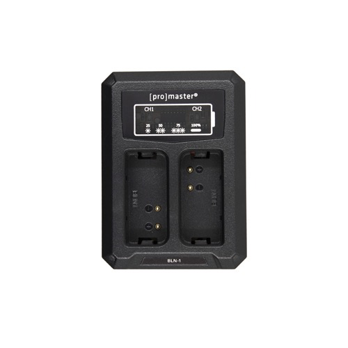 Promaster Dually Charger - USB for Olympus BLN-1