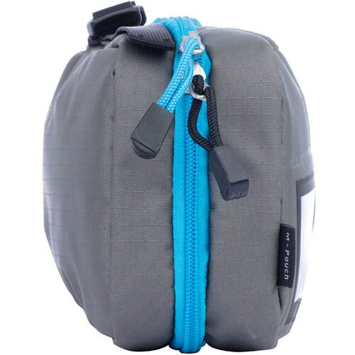 f-stop Medium Gargoyle Accessory Pouch (Gray/Blue Zipper)