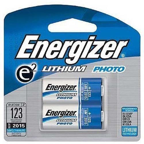 Energizer CR123A 2-pack 3 volt lithium