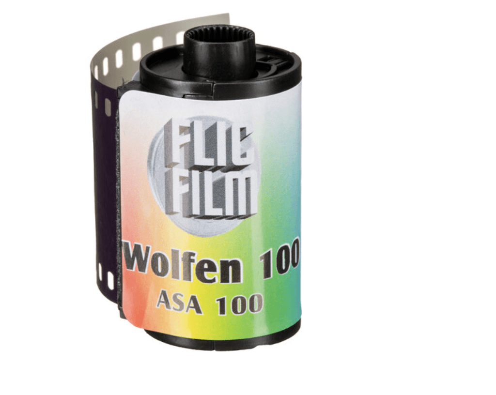 Shop Flic Film Wolfen 100 135-36 B&W Film by Flic Film at B&C Camera