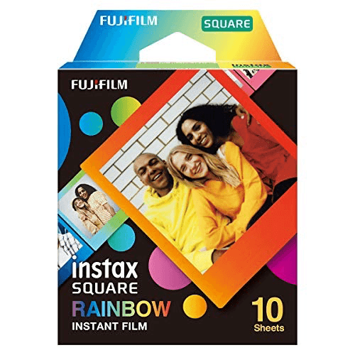 Shop Fuji Instax Square Rainbow 1-Pack by Fujifilm at B&C Camera