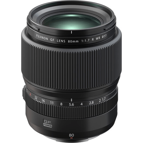 FUJIFILM FUJINON GF 80mm F1.7 R WR GFX Lens