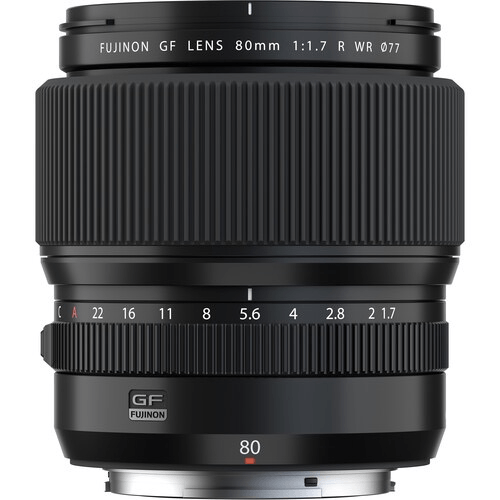 Shop FUJIFILM FUJINON GF 80mm F1.7 R WR GFX Lens by Fujifilm at B&C Camera