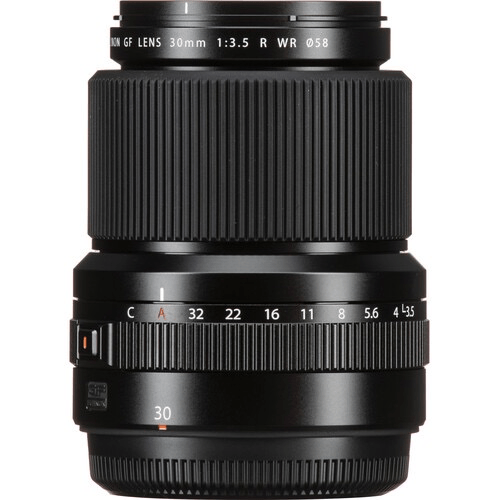 Shop Fujifilm GF 30mm f/3.5 R WR GFX Lens (Black) by Fujifilm at B&C Camera