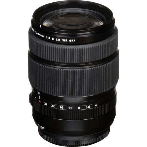 Shop FUJIFILM GF 32-64mm f 4.0 R LM WR GFX Lens by Fujifilm at B&C Camera