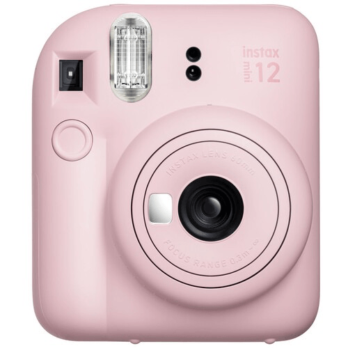 FUJIFILM INSTAX MINI 12 Instant Film Camera (Blossom Pink) - B&C Camera
