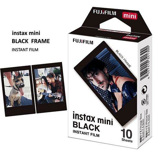 Shop FujiFilm Instax Mini Black Frame Film 1 Pack by Fujifilm at B&C Camera