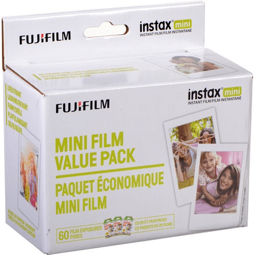 Shop FUJIFILM INSTAX Mini Instant Film (60 Exposures) by Fujifilm at B&C Camera