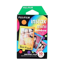 Shop Fujifilm Instax Mini Rainbow Film - 1 Pack of 10 Photos by Fujifilm at B&C Camera