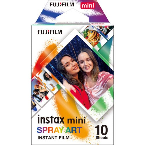 FUJIFILM INSTAX MINI Spray Art Instant Film (10 Exposures) - B&C Camera