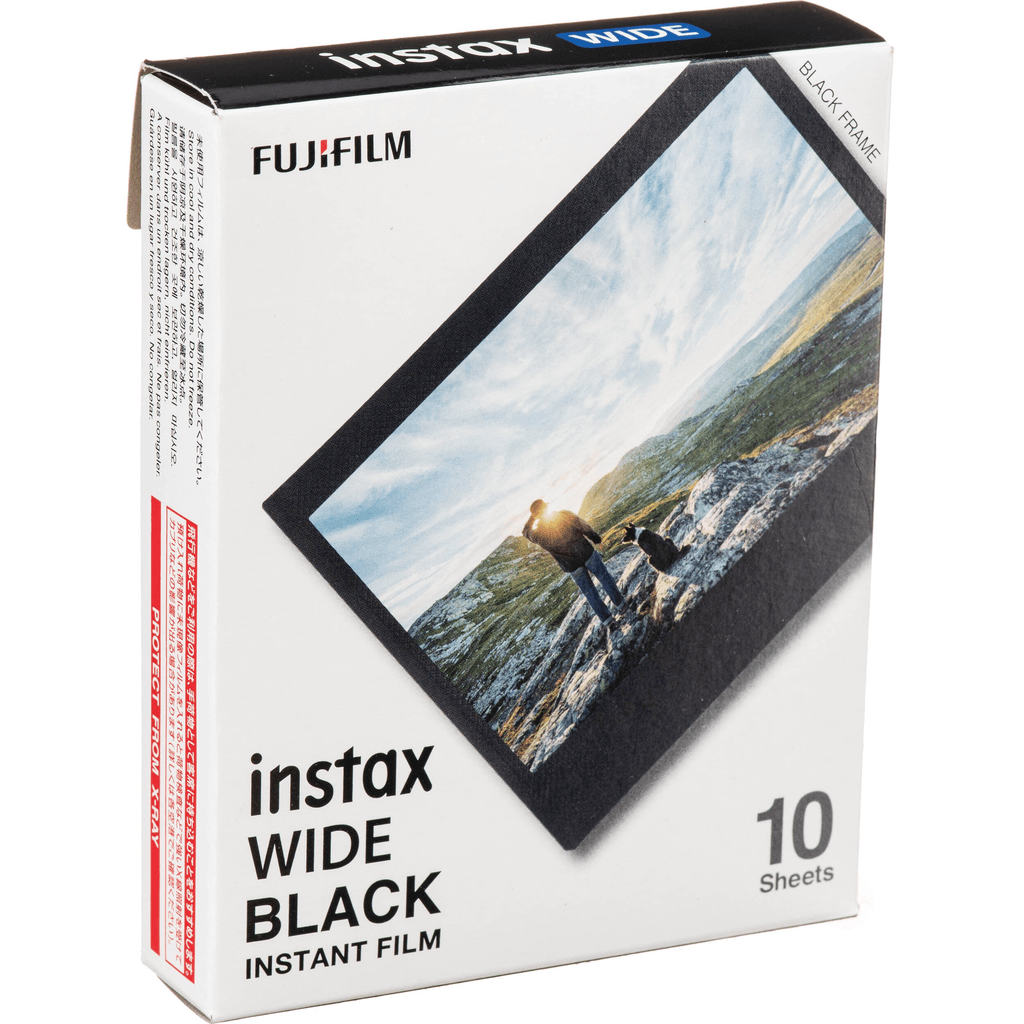 FUJIFILM INSTAX Wide Black Instant Film (10 Exposures) - B&C Camera