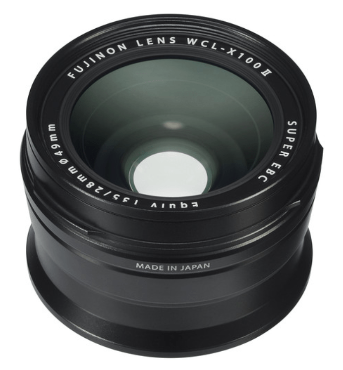 FujiFilm Wide conversion lens WCL-X100II (Black) - B&C Camera