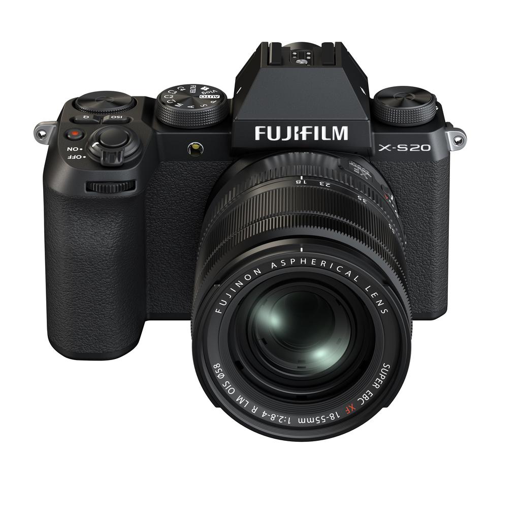 Fujifilm X-S20 Mirrorless Digital Camera with XF18-55mmF2.8-4 R LM OIS Lens  Kit (Black)