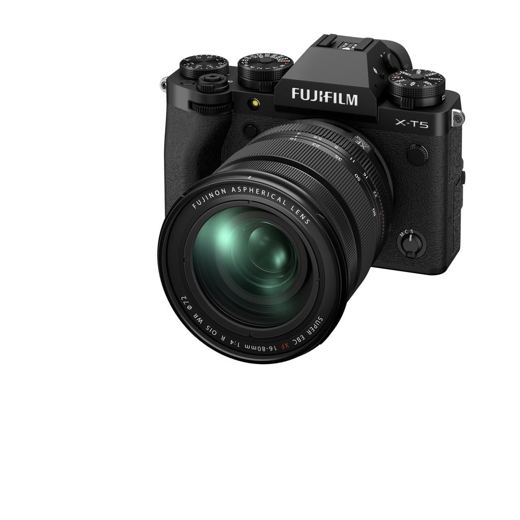 Shop FUJIFILM X-T5 Mirrorless Camera with 16-80mm Lens (Black) by Fujifilm at B&C Camera
