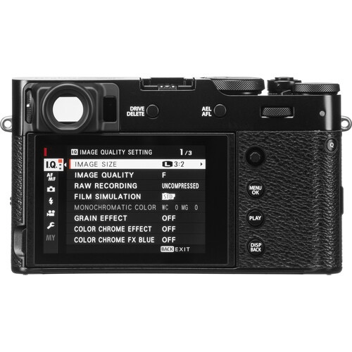 FUJIFILM X100V Digital Camera (Black) by Fujifilm at B&C Camera