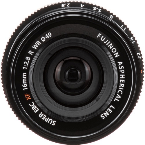 Shop FUJIFILM XF 16mm f/2.8 R WR Lens (Black) by Fujifilm at B&C Camera