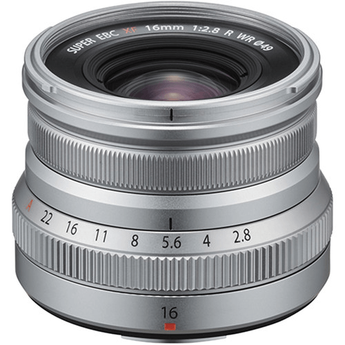 Shop FUJIFILM XF 16mm f/2.8 R WR Lens (Silver) by Fujifilm at B&C Camera