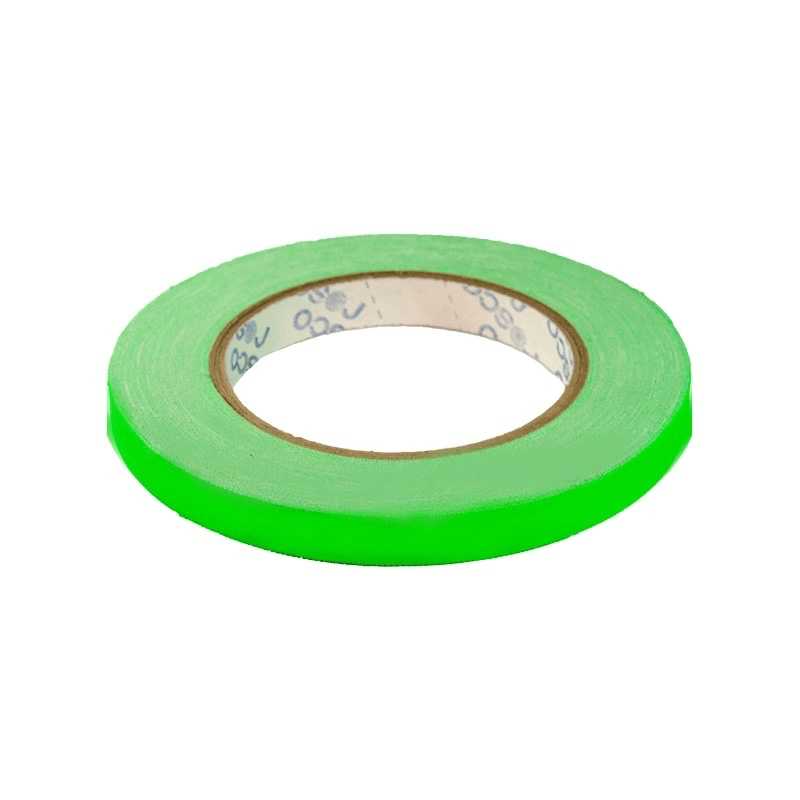 Shop GaffTac 12 Flourescent Green Spike Tape 12mm X 25m by Rosco at B&C Camera