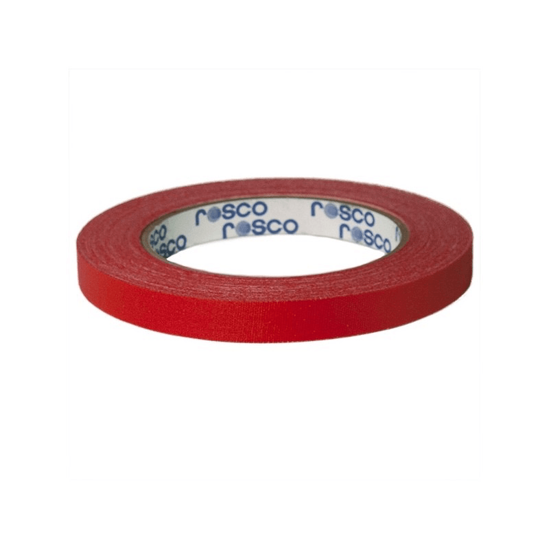 Shop Gafftac 12 Red Spike Tape 12mm X 25m by Rosco at B&C Camera