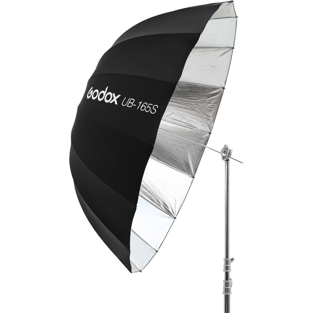 Shop GODOX 65" (165CM) SILVER PARABOLIC UMBRELLA by Godox at B&C Camera