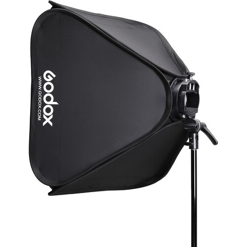 Shop Godox S2 Speedlite Bracket with Softbox, Grid & Carrying Bag Kit (23.6 x 23.6") by Godox at B&C Camera