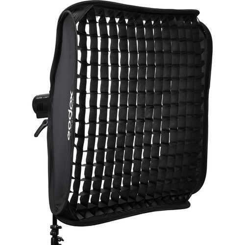 Shop Godox S2 Speedlite Bracket with Softbox, Grid & Carrying Bag Kit (31.5 x 31.5") by Godox at B&C Camera