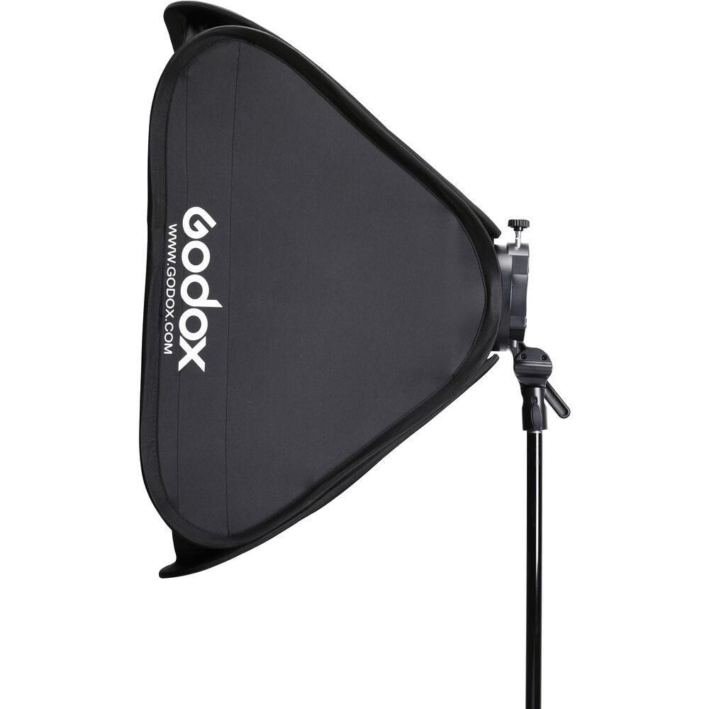 Shop Godox S2 Speedlite Bracket with Softbox, Grid & Carrying Bag Kit (31.5 x 31.5") by Godox at B&C Camera