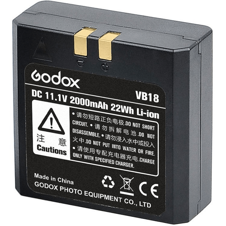 Shop GODOX VB-18 LI-ION BATTERY FOR VING SERIES FLASHES by Godox at B&C Camera