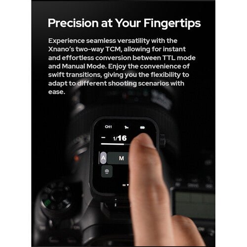 Godox Xnano C Touchscreen TTL Wireless Flash Trigger for Canon - B&C Camera