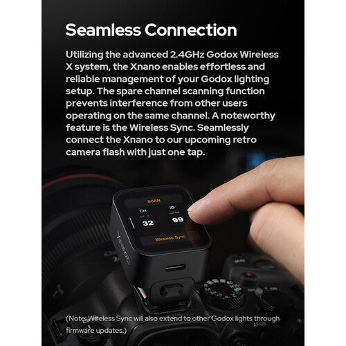 Godox Xnano O Touchscreen TTL Wireless Flash Trigger for Olympus and Panasonic - B&C Camera