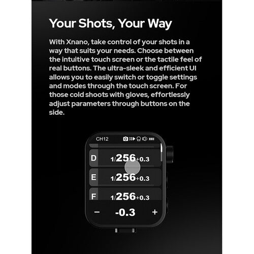 Godox Xnano S Touchscreen TTL Wireless Flash Trigger for Sony - B&C Camera