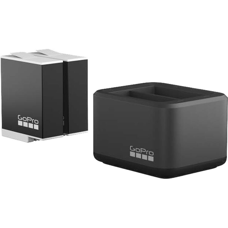 Shop GoPro Dual-Battery Charger with Two Enduro Batteries for HERO9/10/11 Black by GoPro at B&C Camera