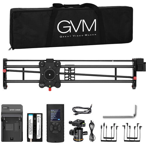 GVM GR-120QD 47” Professional Video Carbon Fiber Motorized Camera Slider - B&C Camera