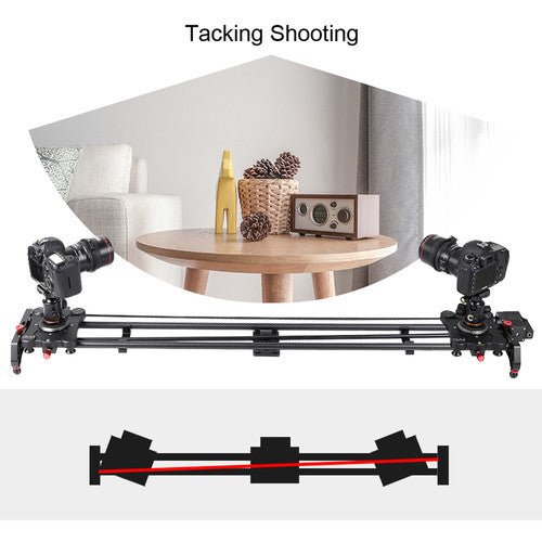 GVM GR-120QD 47” Professional Video Carbon Fiber Motorized Camera Slider - B&C Camera