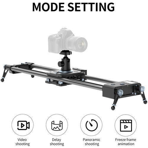GVM Professional Brushless 2-Axis Carbon Fiber Motorized Camera Slider  (32”) by GVM at B&C Camera