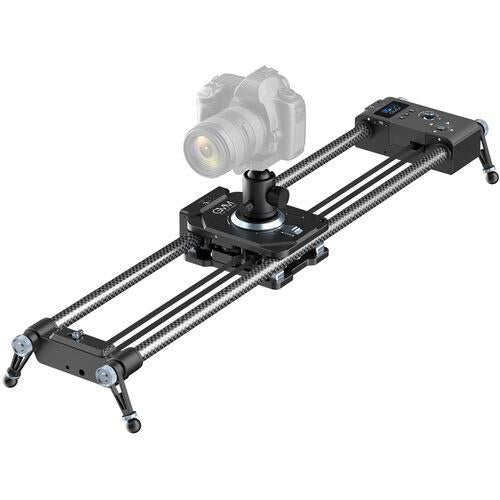 GVM Professional Brushless 2-Axis Carbon Fiber Motorized Camera Slider (32”) - B&C Camera