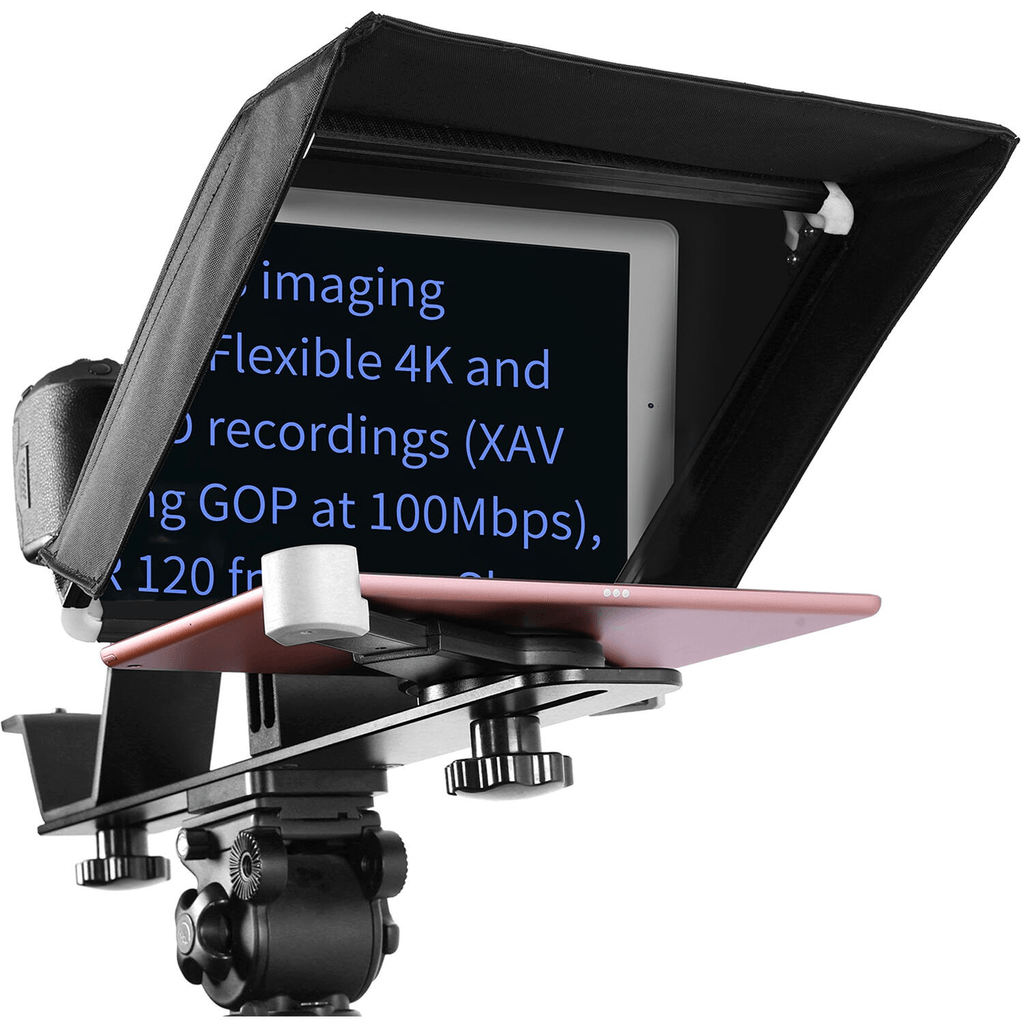 GVM Teleprompter TQ-M for Tablets and Smartphones with Remote Control & App - B&C Camera