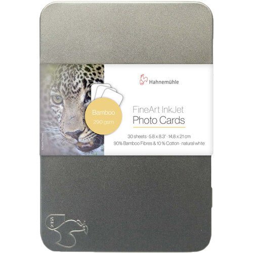Hahnemuhle Bamboo FineArt InkJet Photo Cards (4x6”, 30 Sheets) - B&C Camera