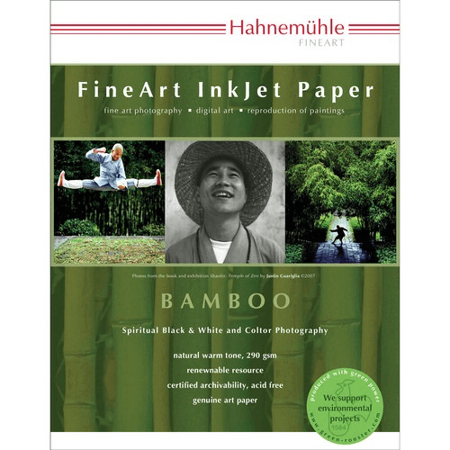 Shop Hahnemuhle Fine Art Bamboo 290 gsm 8.5" x 11" 25 Sheets by Hahnemuhle at B&C Camera